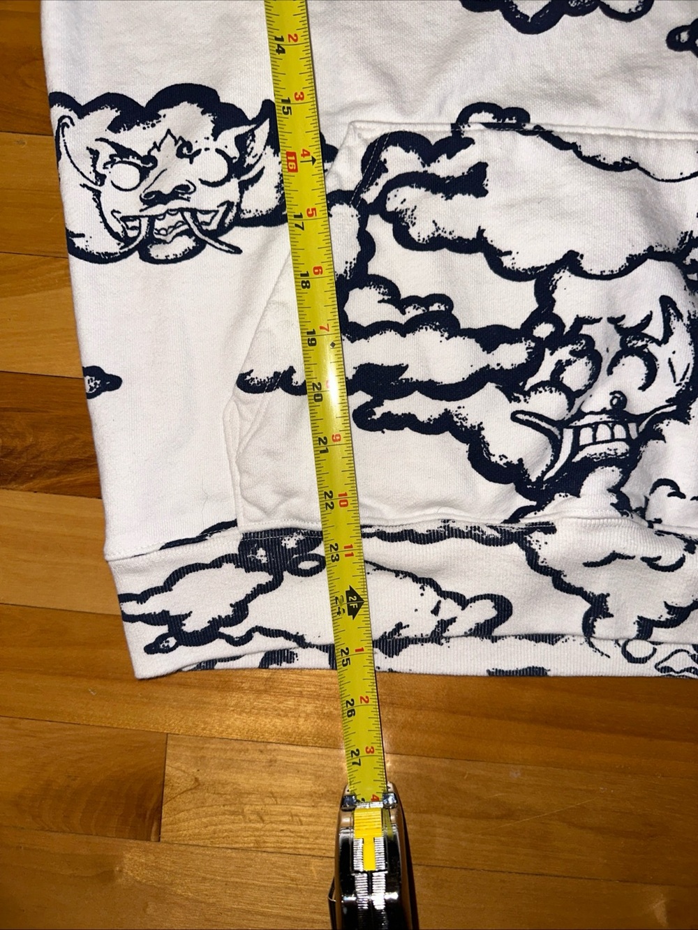 Wasted Co Good Time Dragon Cloud Monster Indigo Sweatshirt Hoodie Small Mushroom - Picture 11 of 11